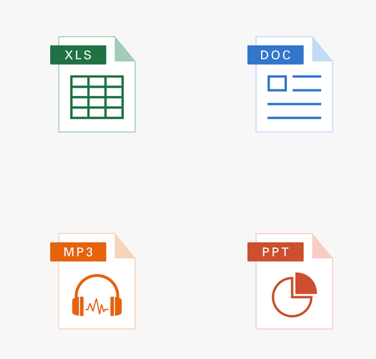 document upload UI document types