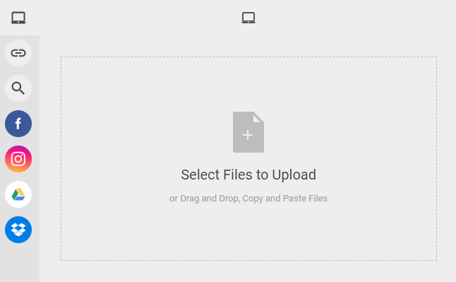 Filestack file uploader