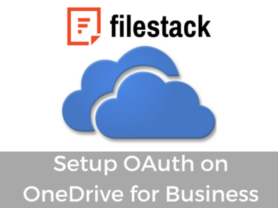 Setup oauth on OneDrive for Business