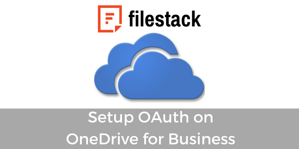 Setup oauth on OneDrive for Business