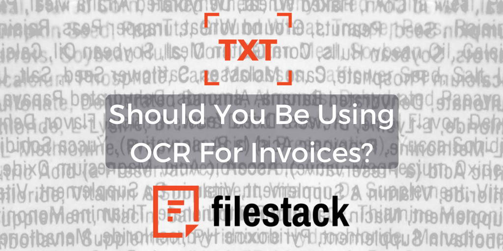 Should you be using OCR for invoices?
