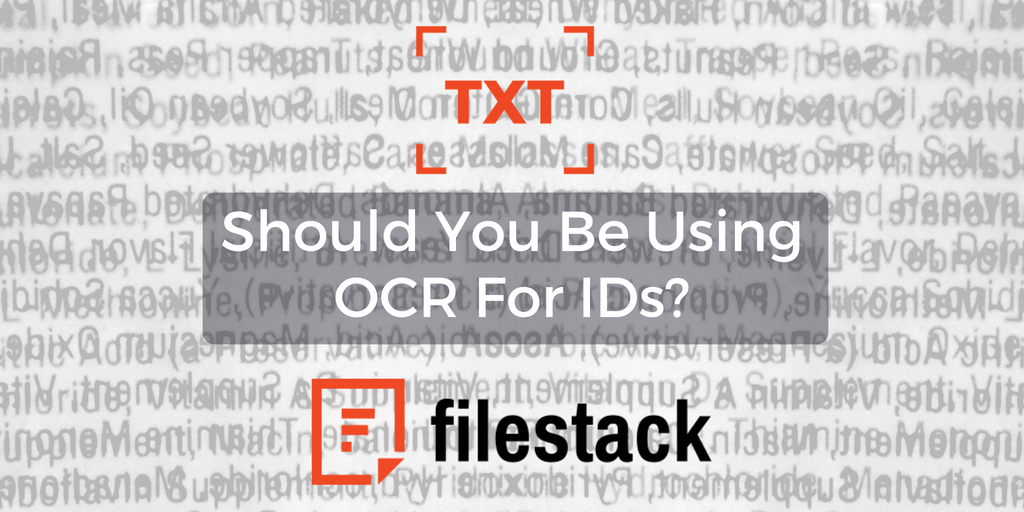 Should you be using ocr for IDs?