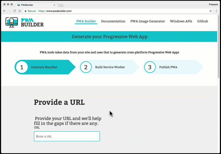 It’s just too easy not to try entering your URL in the PWABuilder and checking out the results.