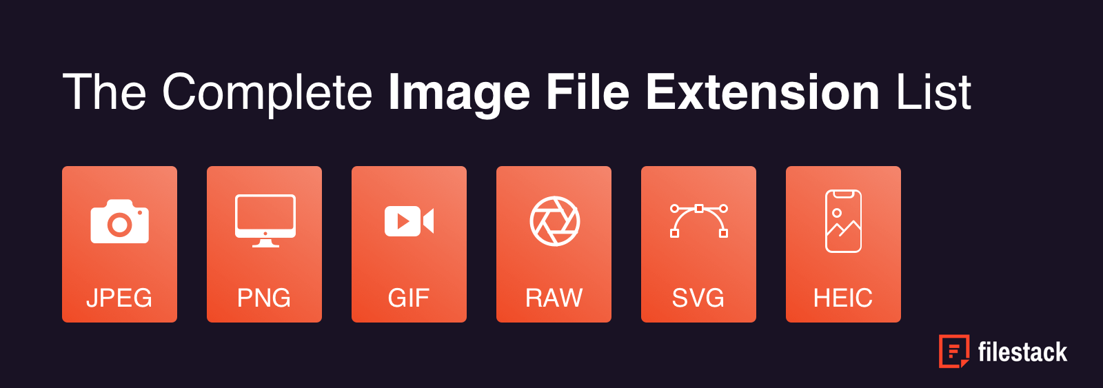 The Complete Image File Extension List For Developers Filestack Blog