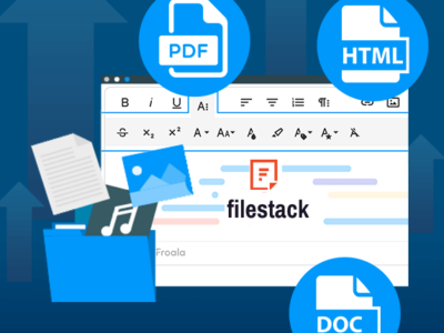 Integrate Filestack with Froala WYSIWYG editor