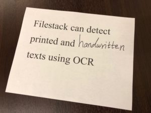 Filestack OCR