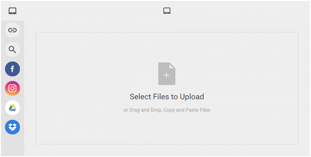 Filestack file picker