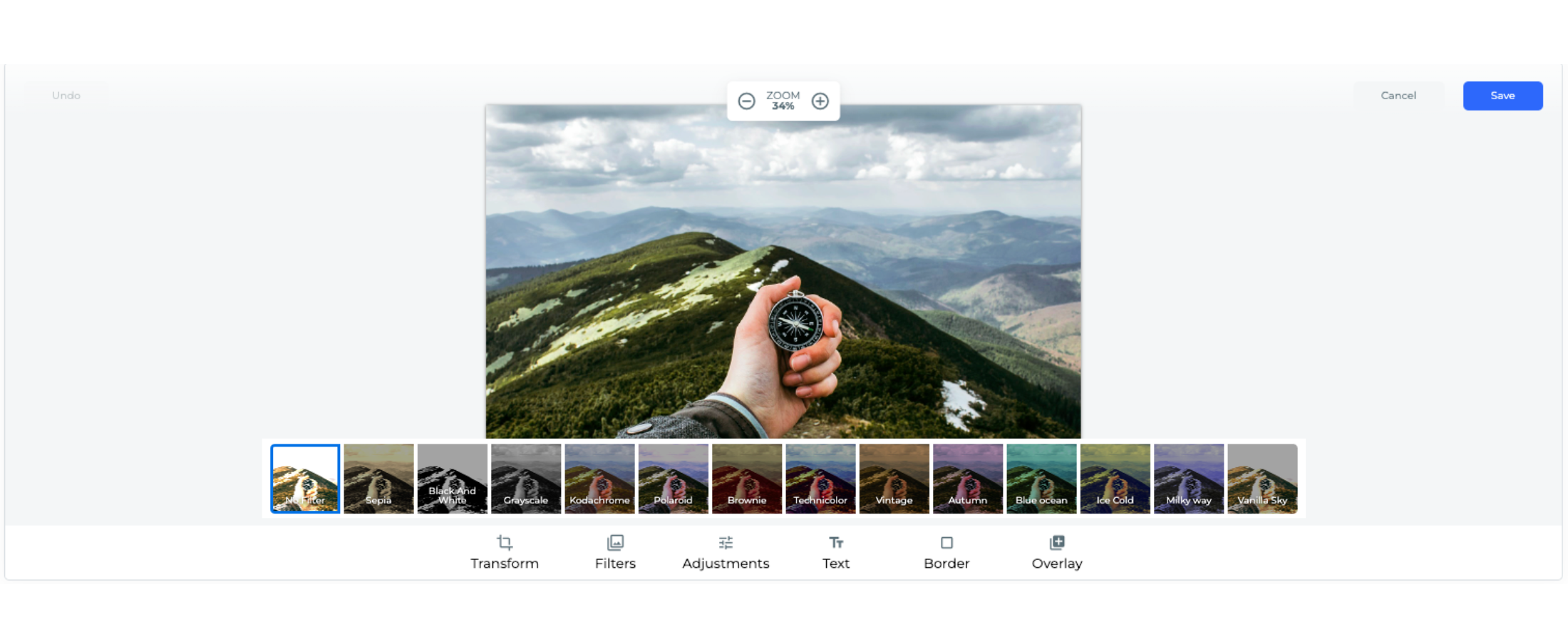 Javascript Image Editing with Filestack