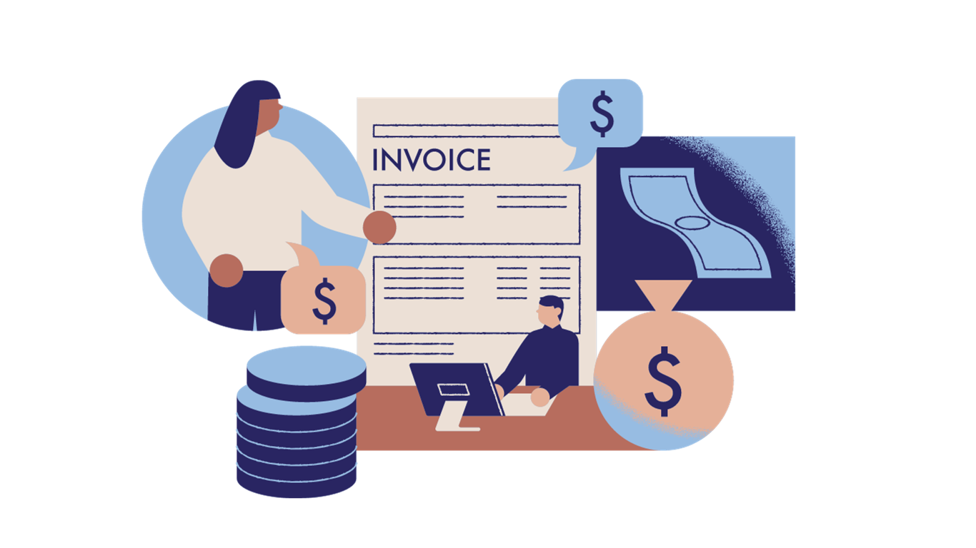 An image depicting invoice processing in business