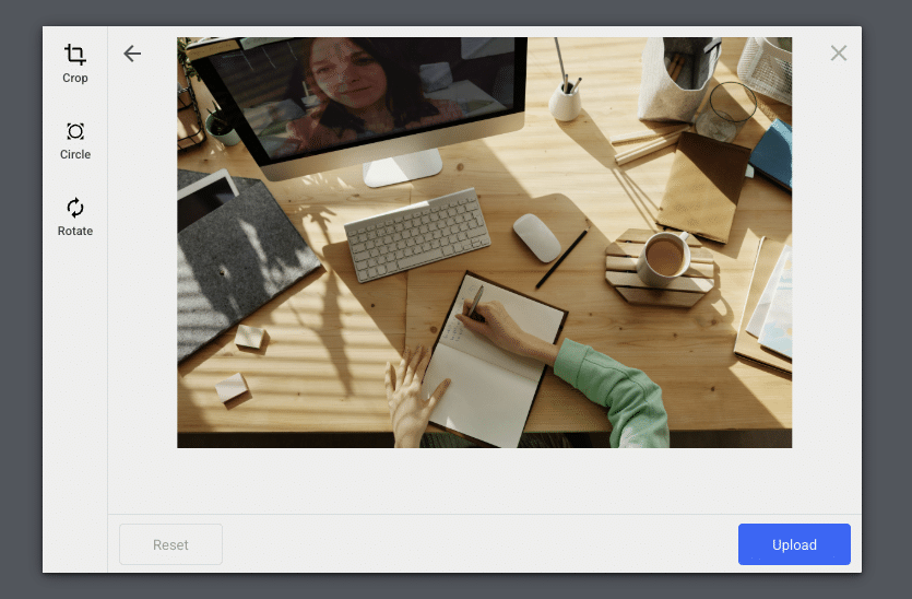 Selected Image to Upload in the File Picker