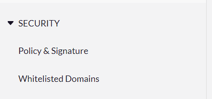 Policy and Signature