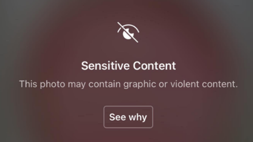 Sensitive content