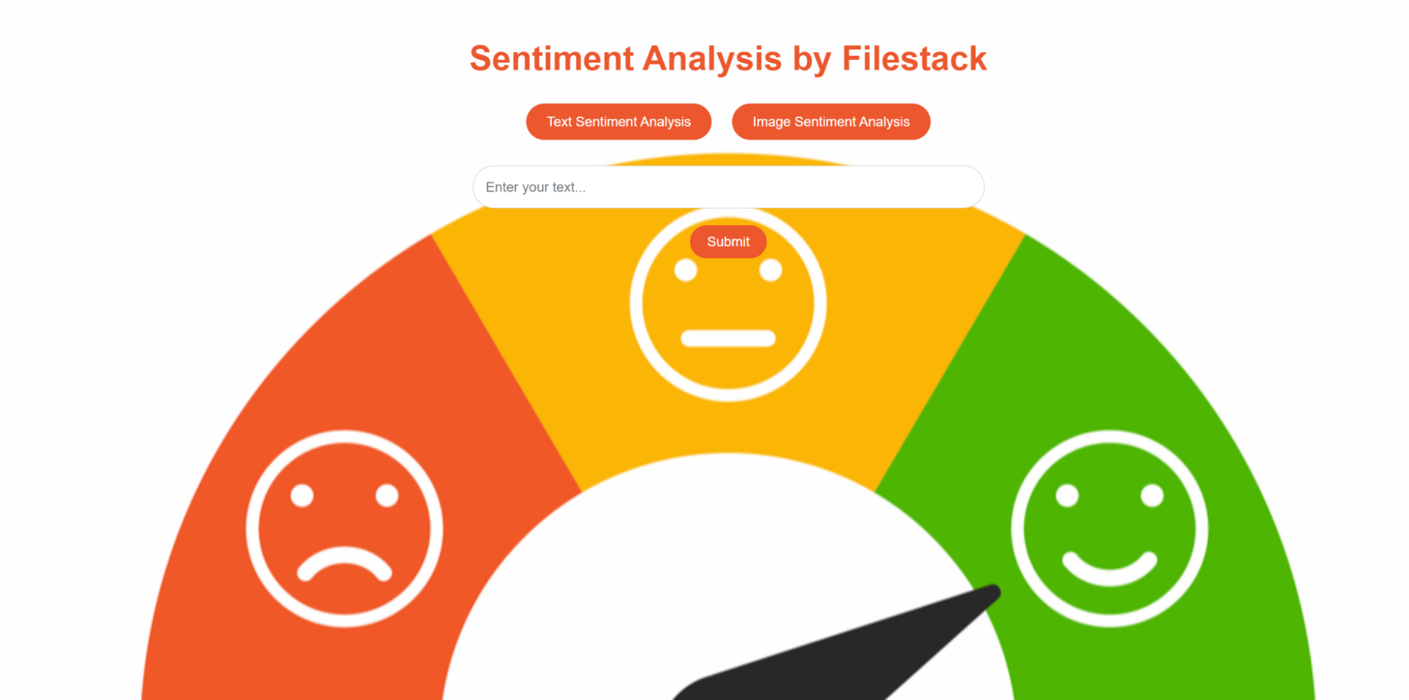 Sentiment analysis by Filestack