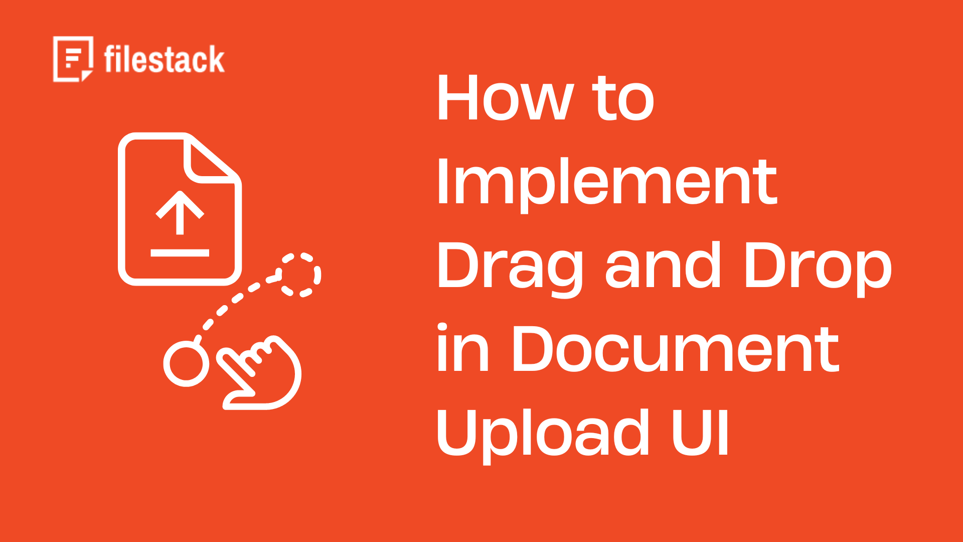 How to Implement Drag and Drop in Document Upload UI