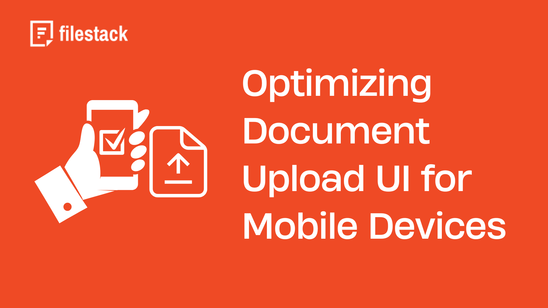 Optimizing Document Upload UI for Mobile Devices