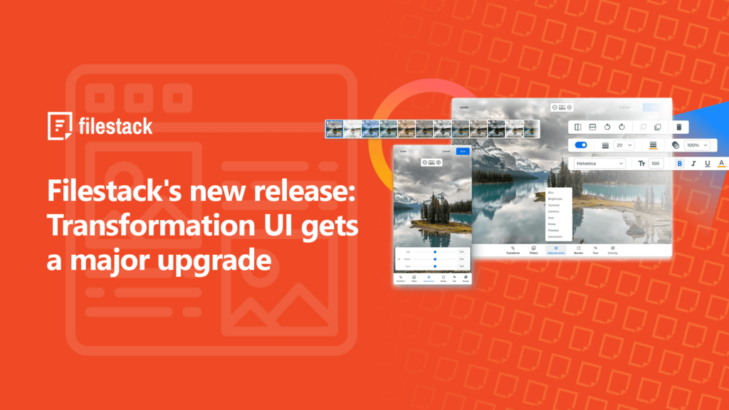 Filestack Transformation UI