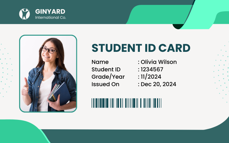 Sample Student ID Card