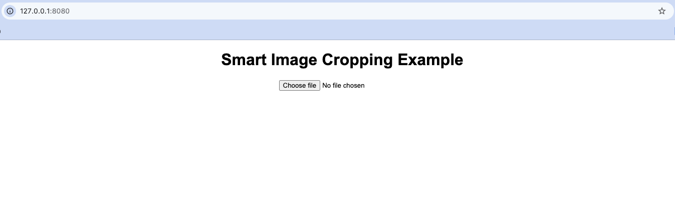 Upload an image using the file picker