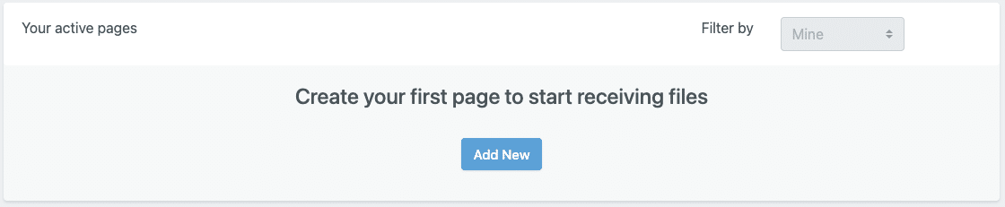 File Request Pro - Create a file request page