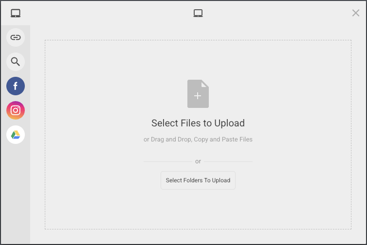 Filestack File Picker - File uploader UI