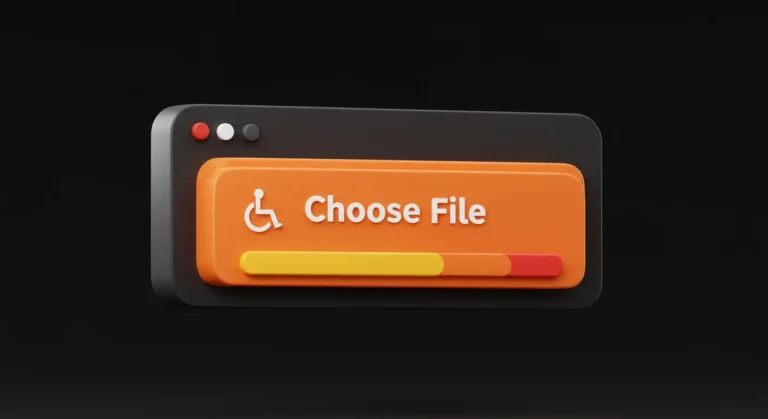 Illustration of Accessibility in HTML File Upload