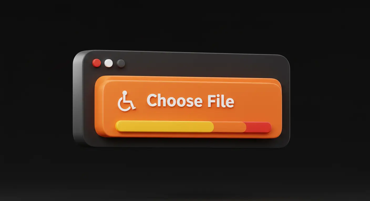 Illustration of Accessibility in HTML File Upload