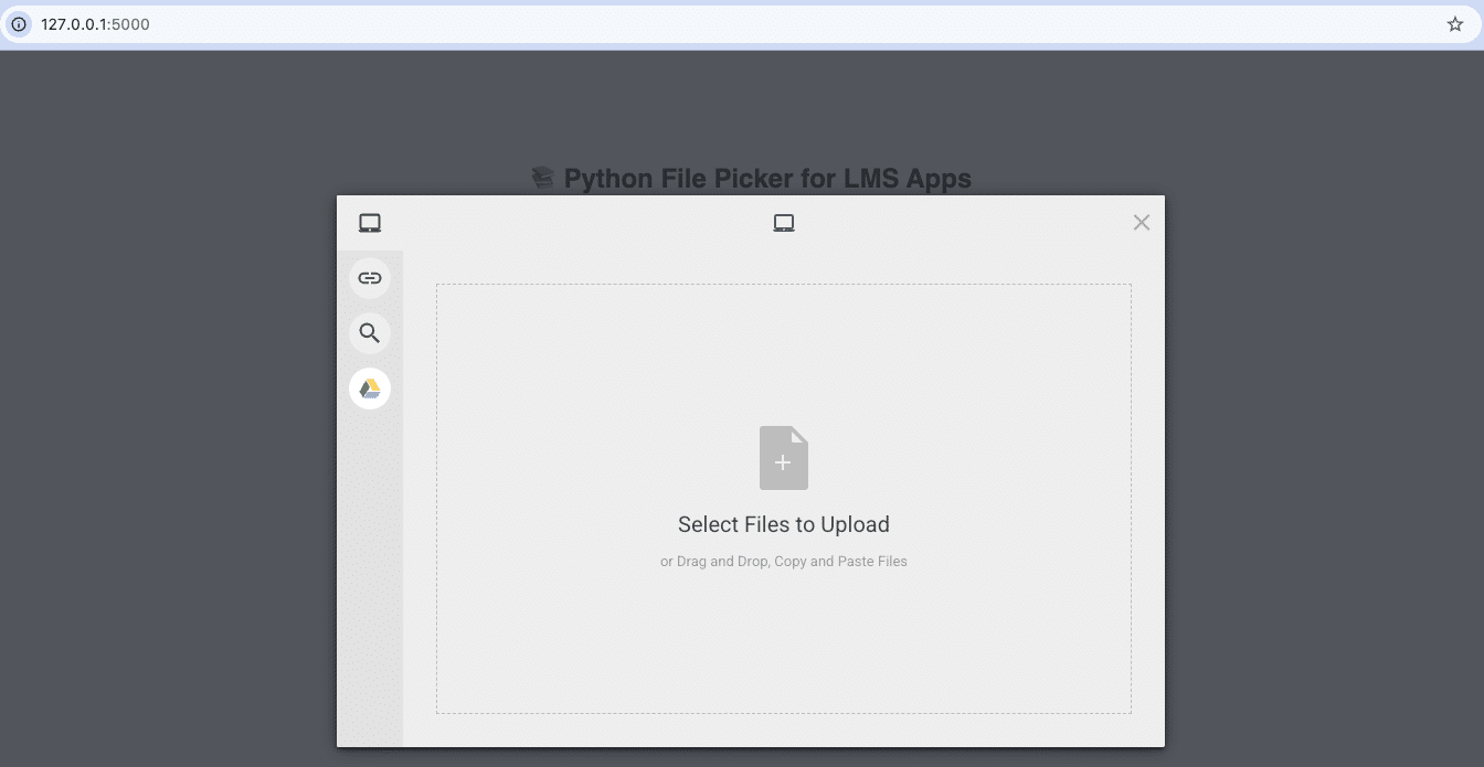 Filestack File Picker