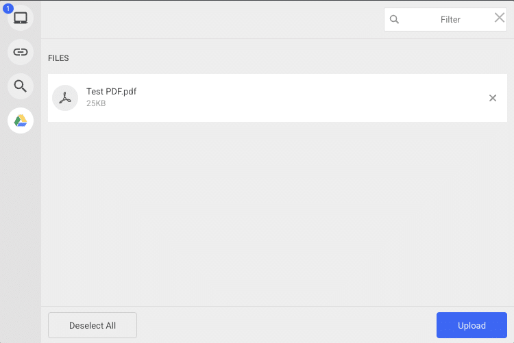 Selected files in the Filestack Python File Picker