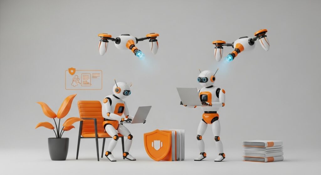 a group of toy figurines