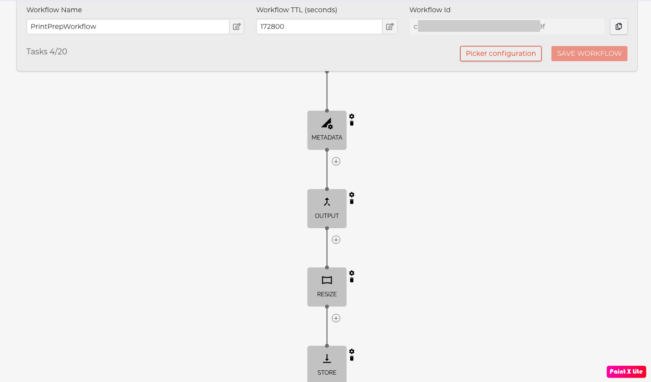 Complete Filestack print prep workflow