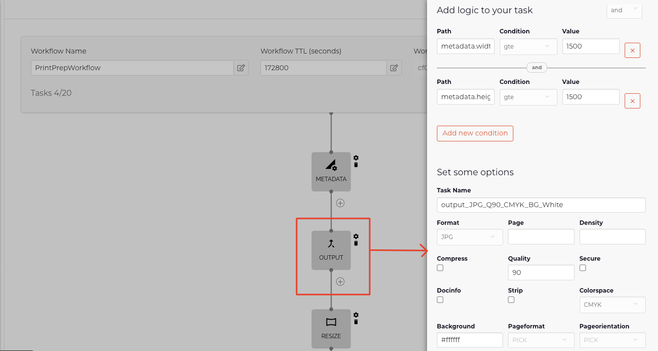 Normalizing color & formatting tasks in the print prep workflow