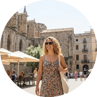 selfie of a blonde woman