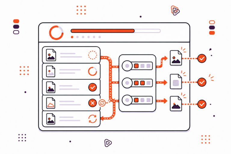 Bulk Upload UI That Supports Queues, Retries, and Partial Success