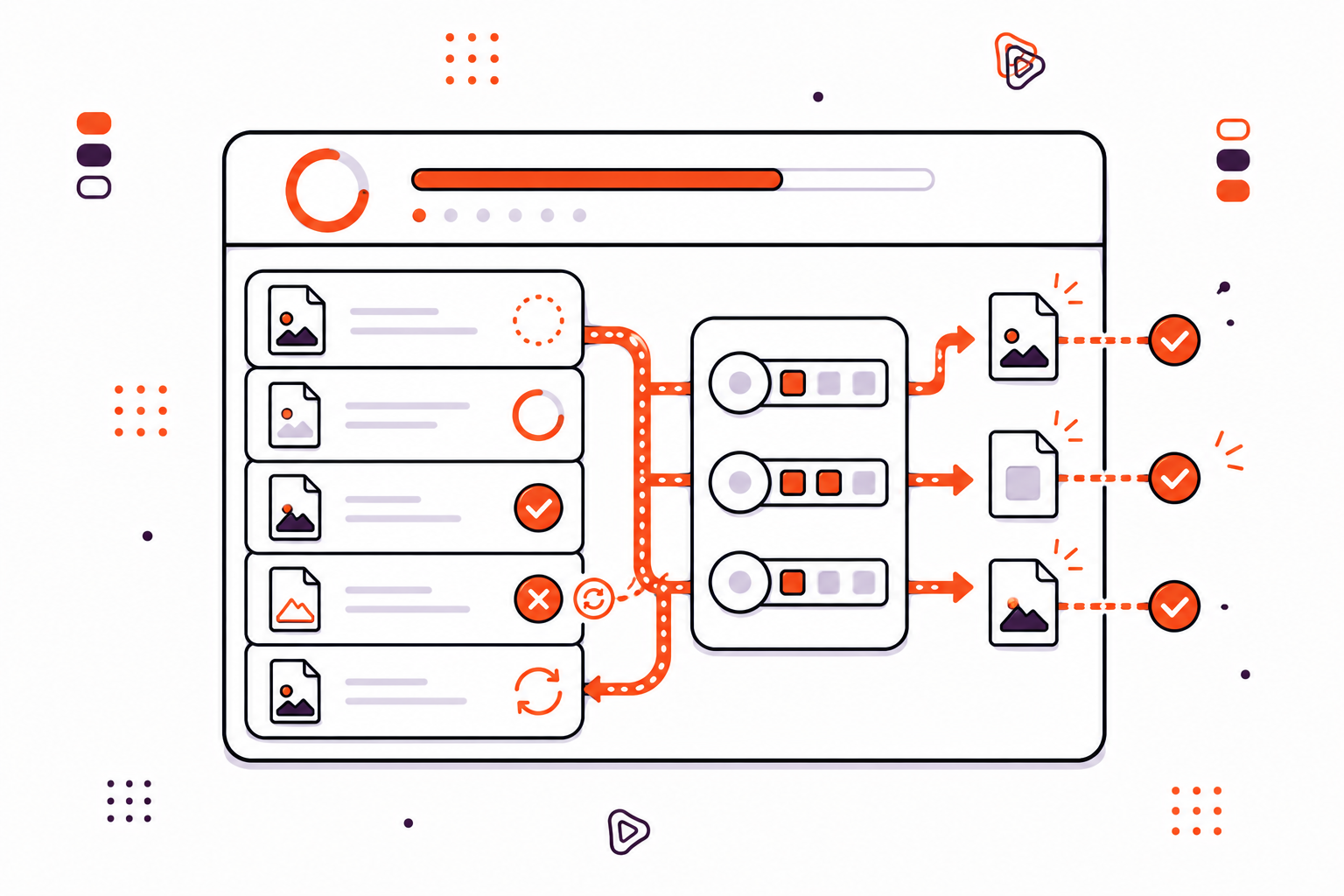 Bulk Upload UI That Supports Queues, Retries, and Partial Success