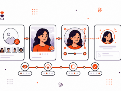 Profile Picture Upload UI with Cropping, Preview and Instant Feedback