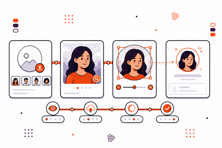 Profile Picture Upload UI with Cropping, Preview and Instant Feedback
